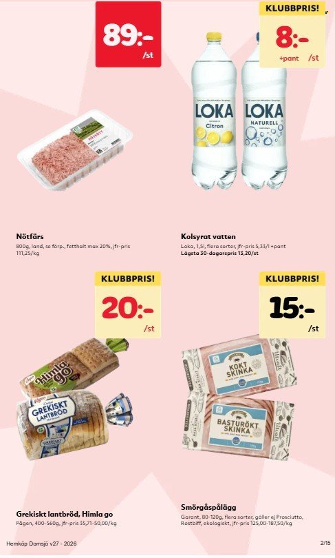 HEMKÖP reklamblad - T.o.m. måndag 29/06 2026
