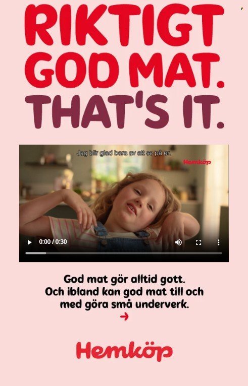 HEMKÖP reklamblad - T.o.m. måndag 29/06 2026
