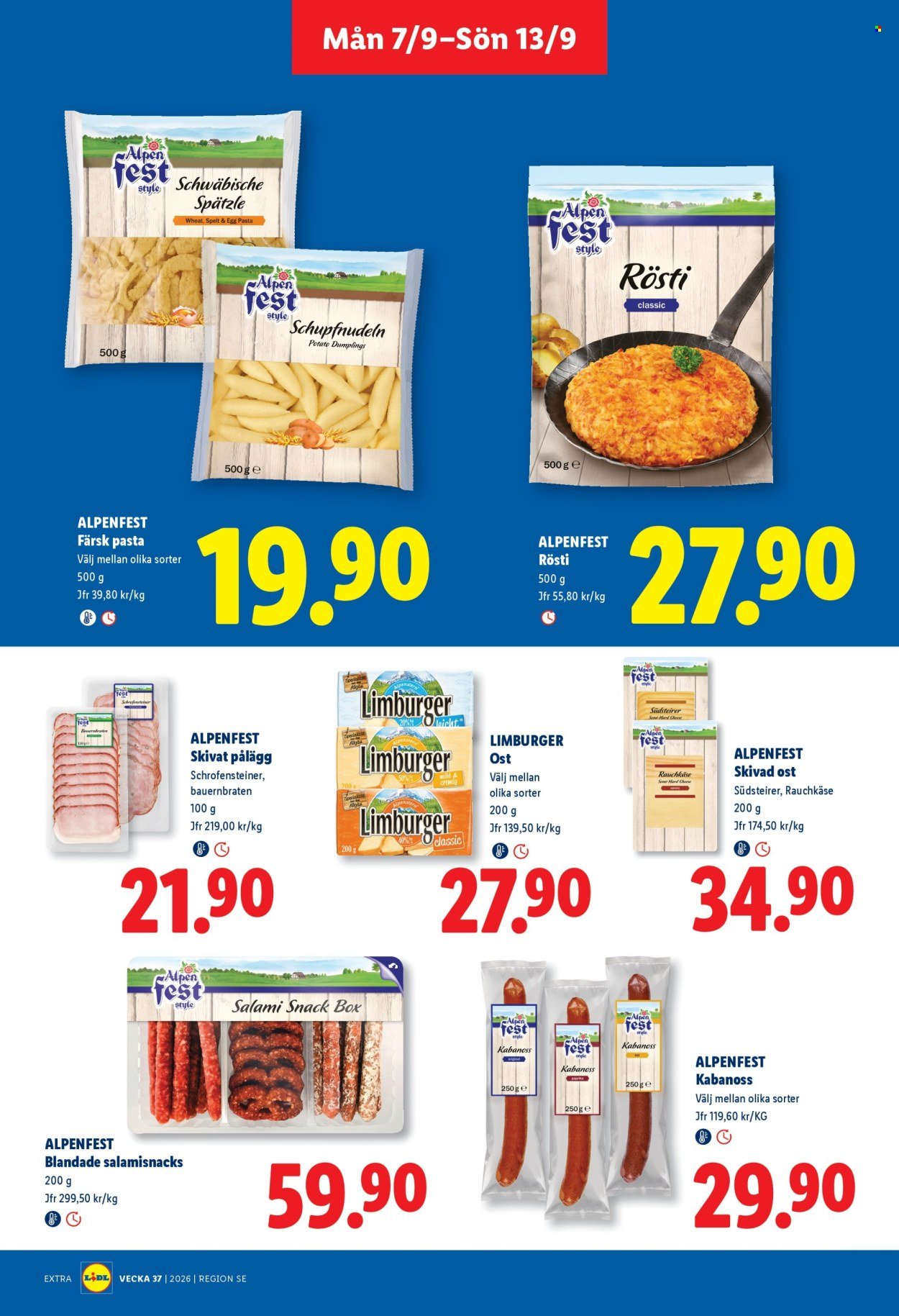 LIDL reklamblad - ERBJUDANDEN VECKA 37