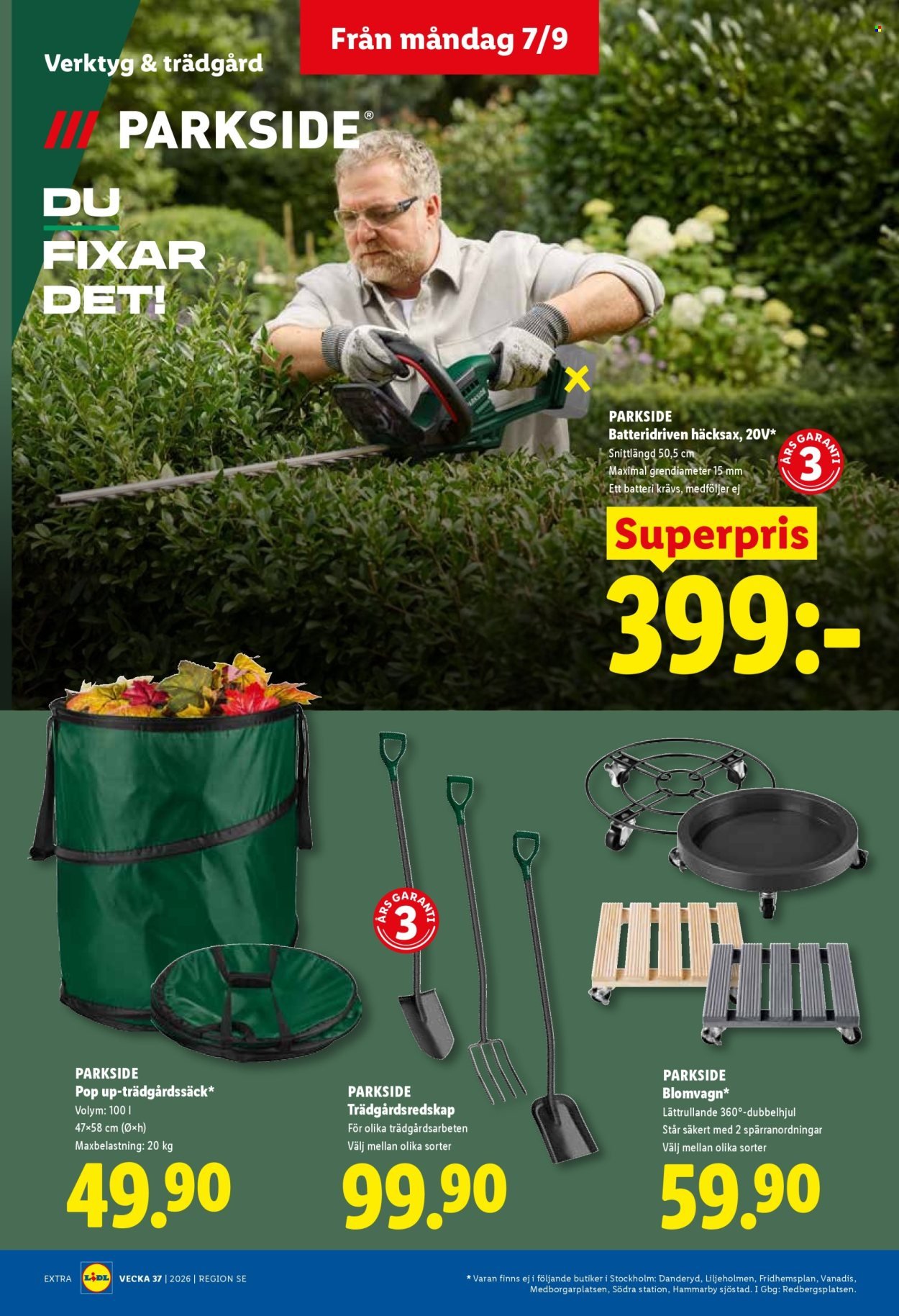 LIDL reklamblad - ERBJUDANDEN VECKA 37