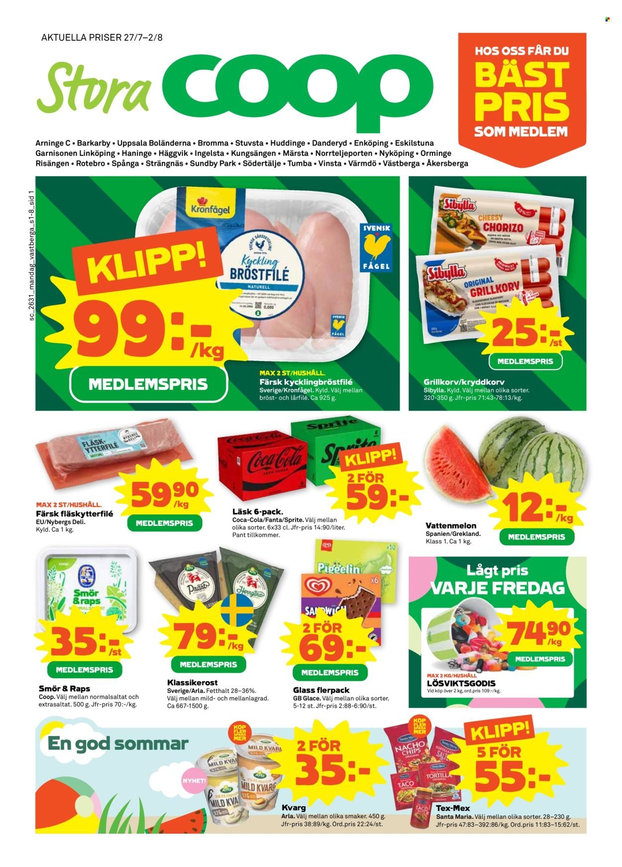 STORA COOP reklamblad - T.o.m. måndag 27/07 2026
