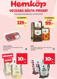 HEMKÖP reklamblad - T.o.m. måndag 31/08 2026