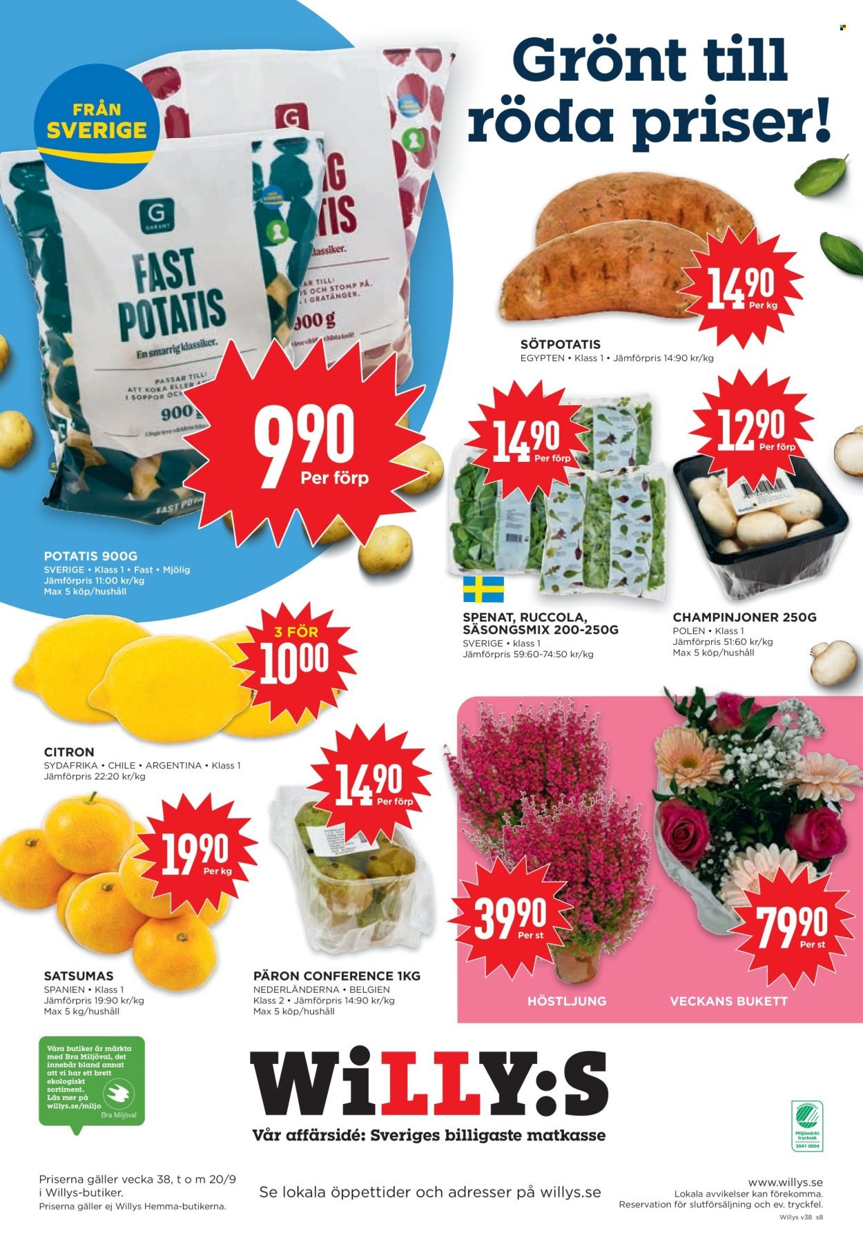 WILLYS reklamblad - T.o.m. måndag 14/09 2026