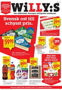 WILLYS reklamblad - T.o.m. måndag 14/09 2026