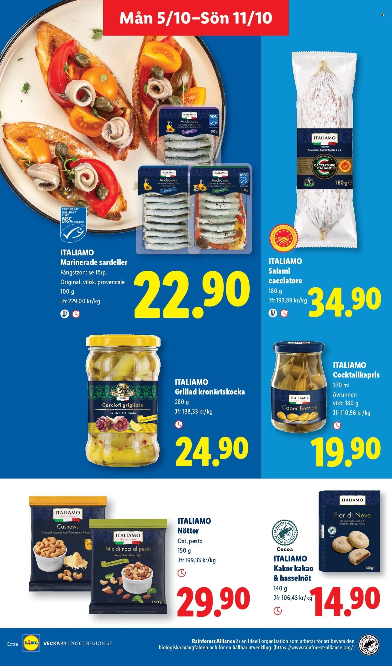 LIDL reklamblad - ERBJUDANDEN VECKA 41