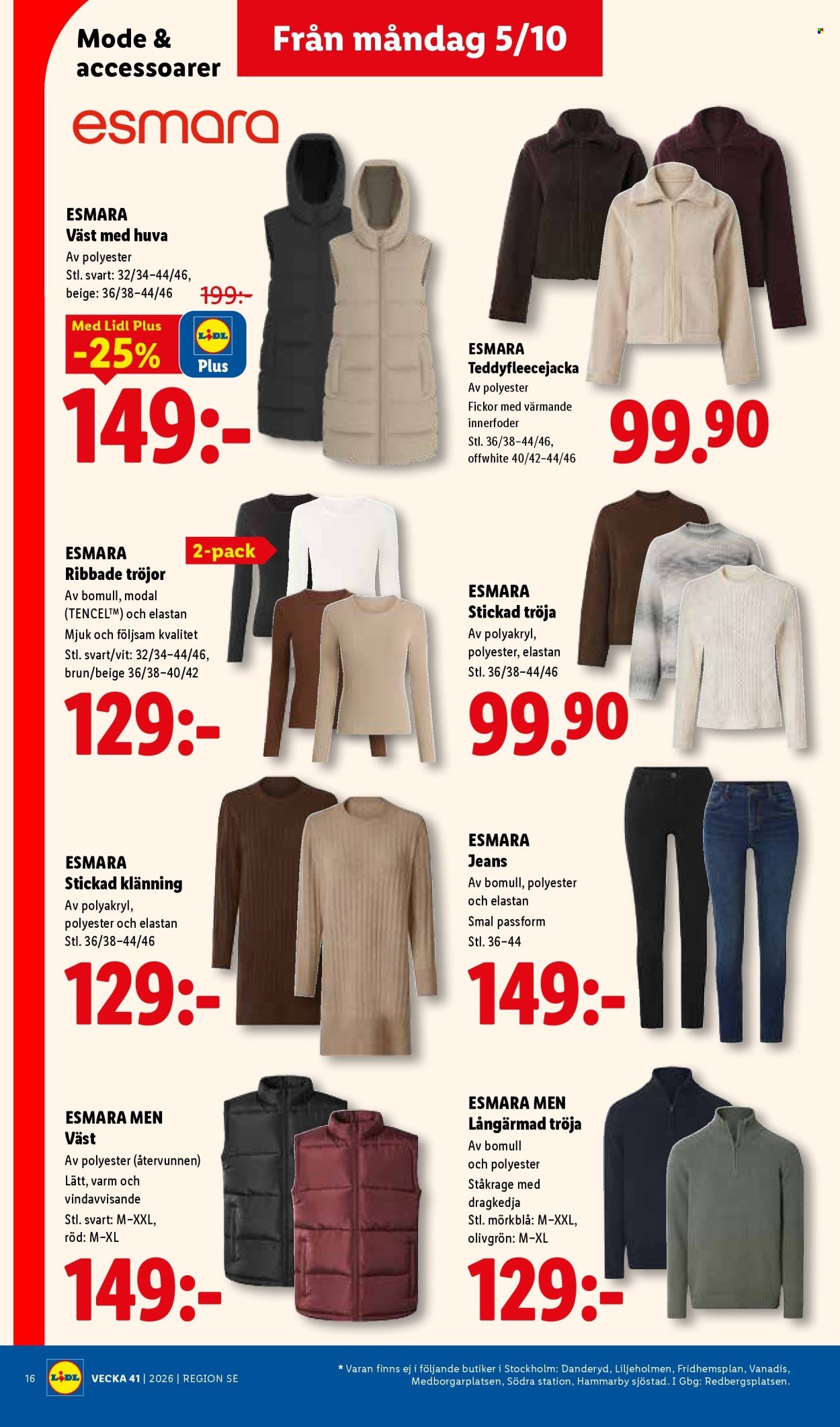LIDL reklamblad - ERBJUDANDEN VECKA 41