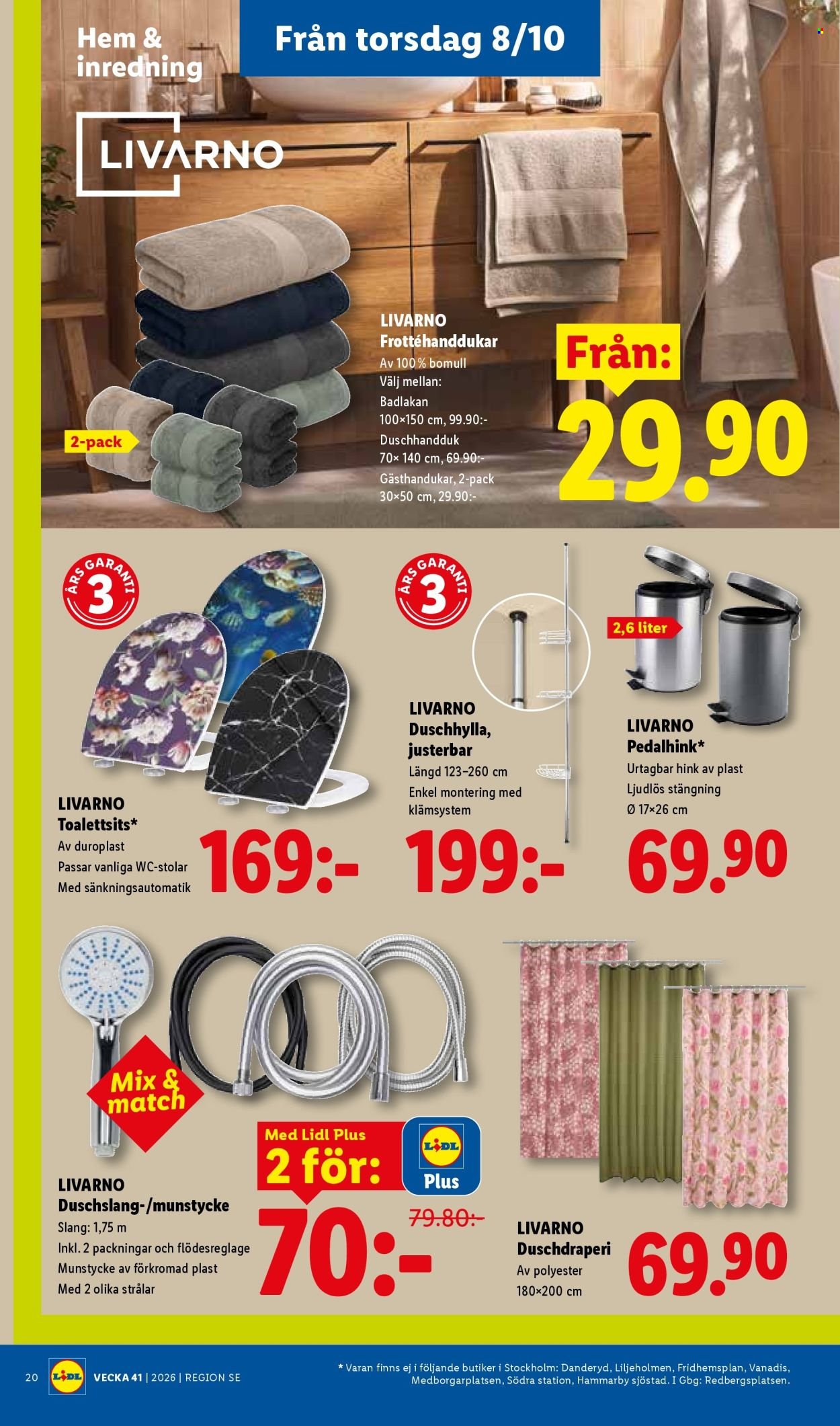 LIDL reklamblad - ERBJUDANDEN VECKA 41