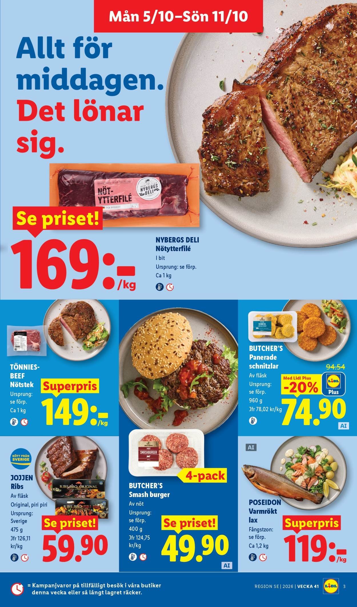 LIDL reklamblad - ERBJUDANDEN VECKA 41