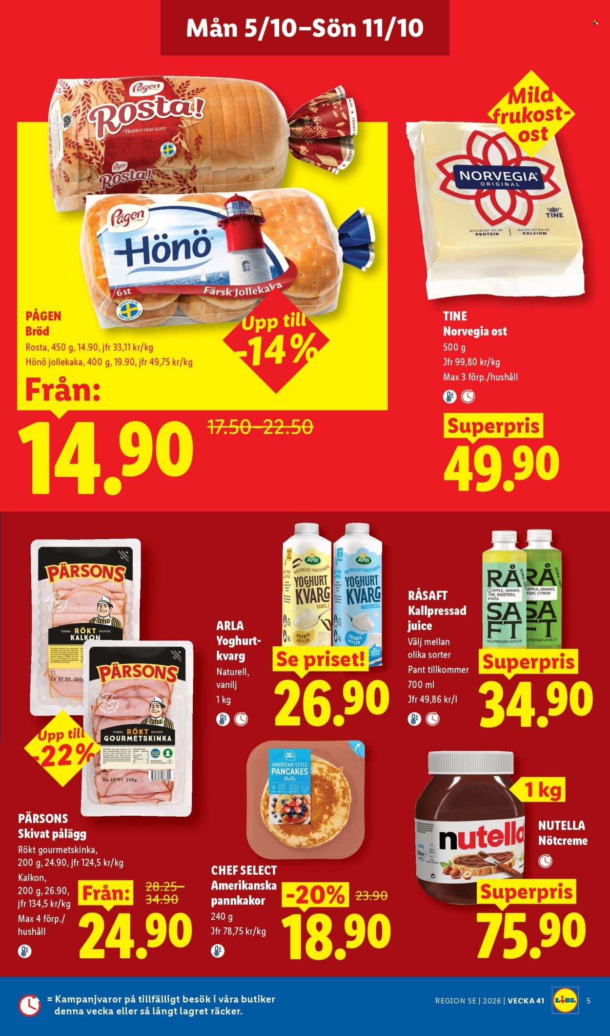 LIDL reklamblad - ERBJUDANDEN VECKA 41