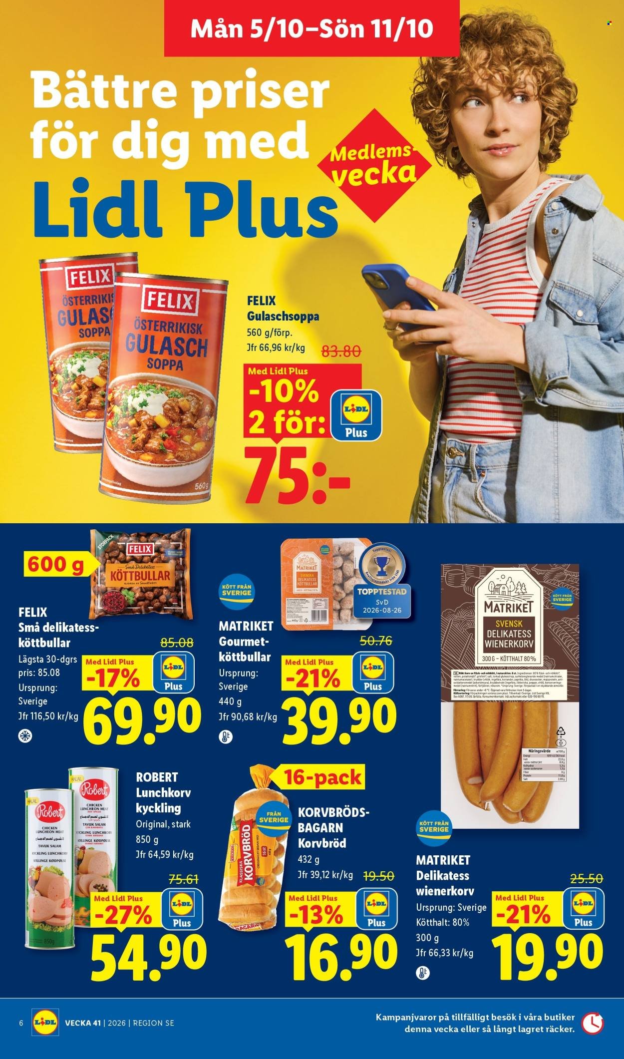 LIDL reklamblad - ERBJUDANDEN VECKA 41