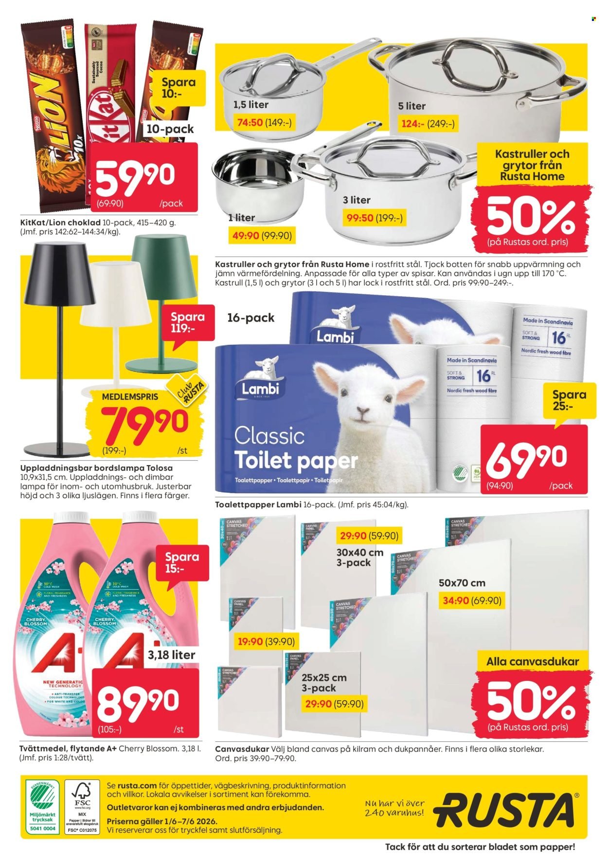 RUSTA reklamblad - T.o.m. måndag 01/06 2026