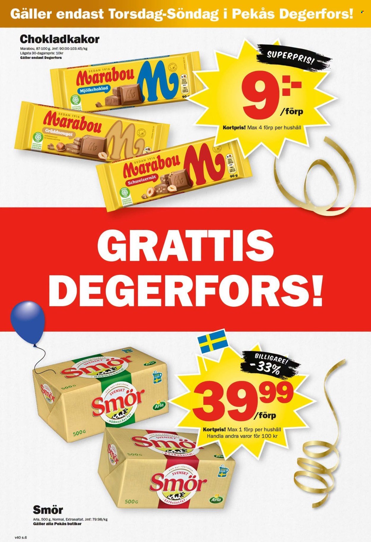 PEKÅS reklamblad - T.o.m. måndag 28/09 2026
