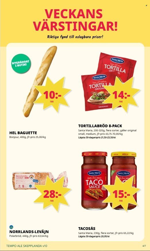 TEMPO reklamblad - T.o.m. måndag 02/03 2026