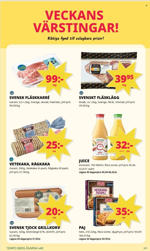 TEMPO reklamblad - T.o.m. måndag 28/09 2026
