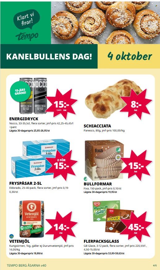 TEMPO reklamblad - T.o.m. måndag 28/09 2026