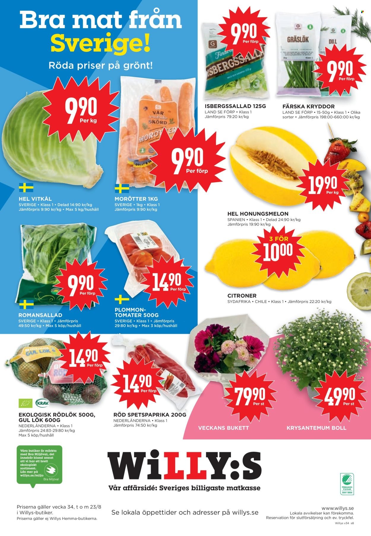 WILLYS reklamblad - T.o.m. måndag 17/08 2026