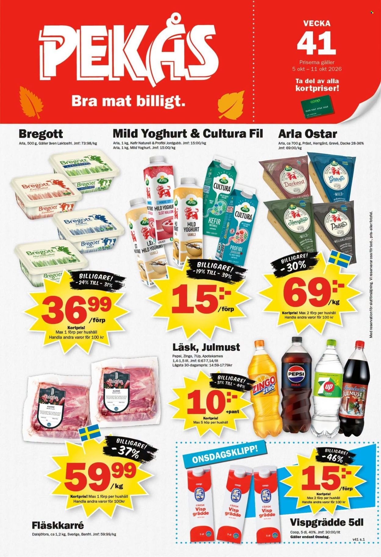 PEKÅS reklamblad - T.o.m. måndag 05/10 2026