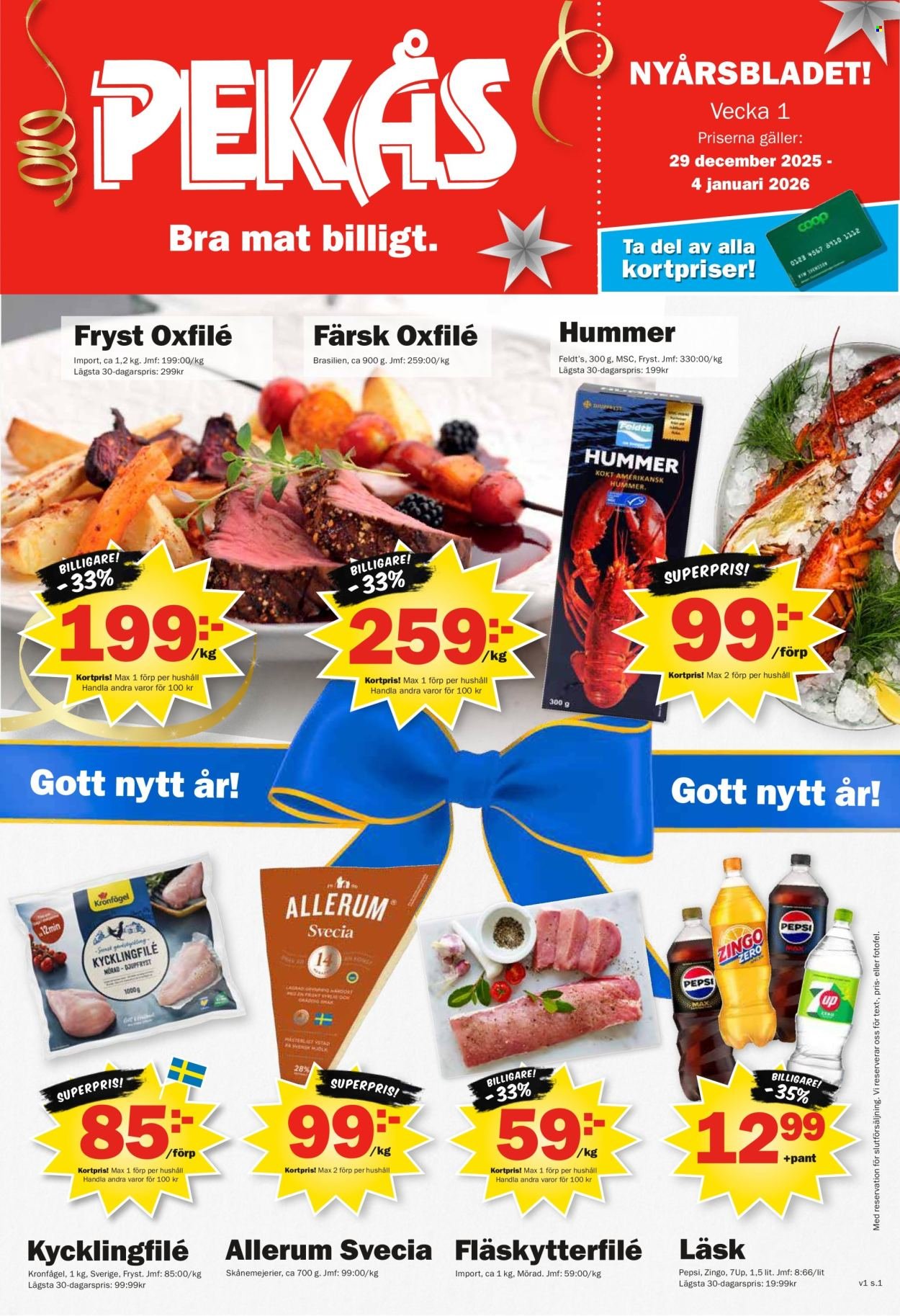 PEKÅS reklamblad - T.o.m. måndag 29/12 2025