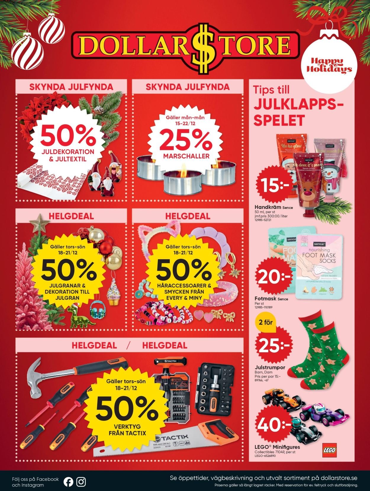 DOLLARSTORE reklamblad - T.o.m. måndag 15/12 2025