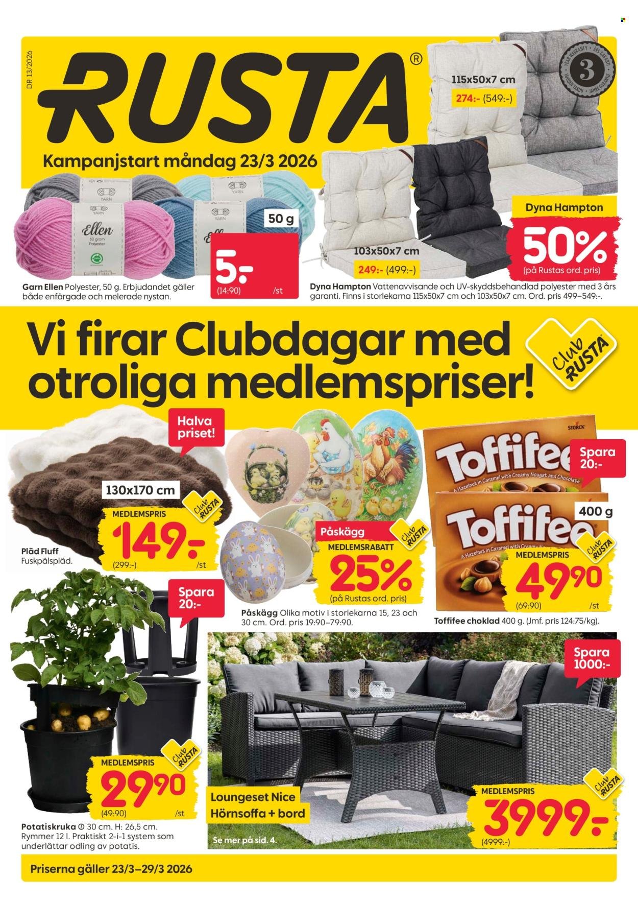 RUSTA reklamblad - T.o.m. måndag 23/03 2026