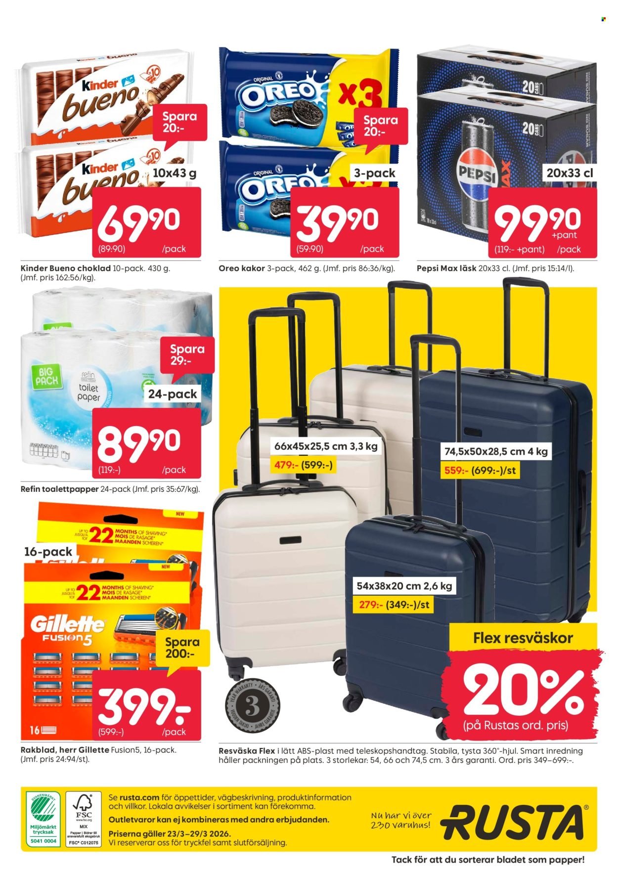 RUSTA reklamblad - T.o.m. måndag 23/03 2026