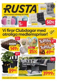 RUSTA reklamblad - T.o.m. måndag 23/03 2026