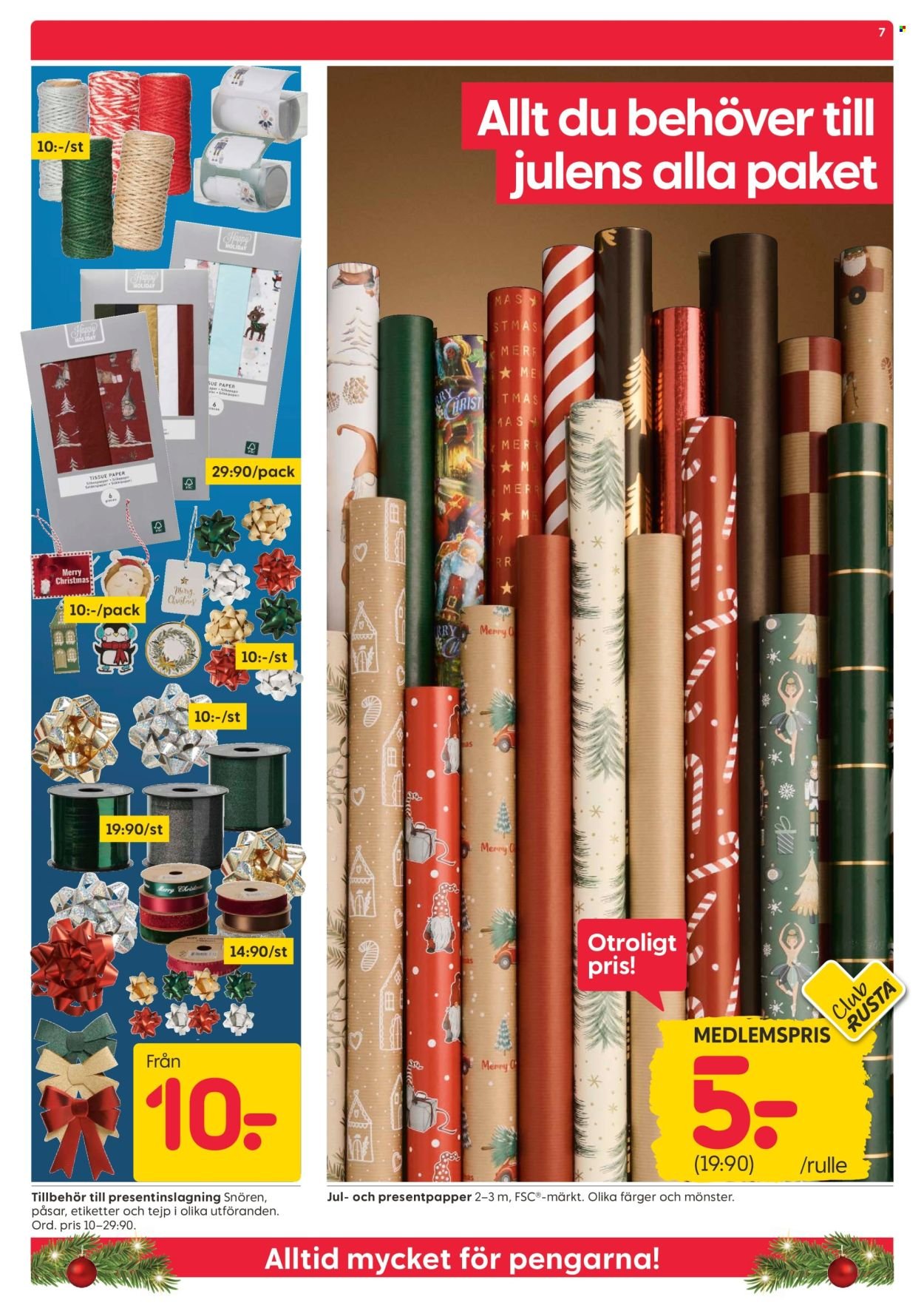 RUSTA reklamblad - T.o.m. måndag 15/12 2025