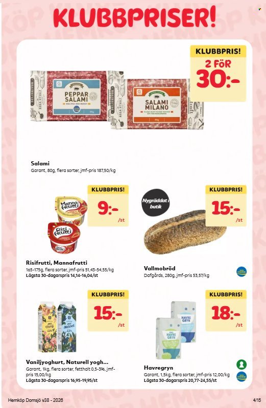 HEMKÖP reklamblad - T.o.m. måndag 14/09 2026