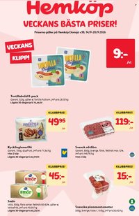 HEMKÖP reklamblad - T.o.m. måndag 14/09 2026