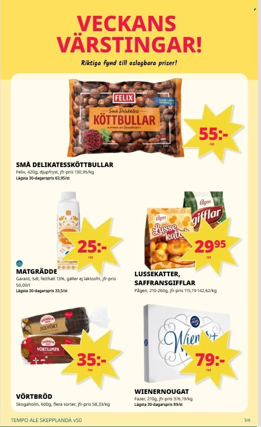 TEMPO reklamblad - T.o.m. måndag 08/12 2025