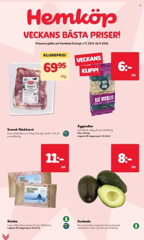 HEMKÖP reklamblad - T.o.m. måndag 20/04 2026