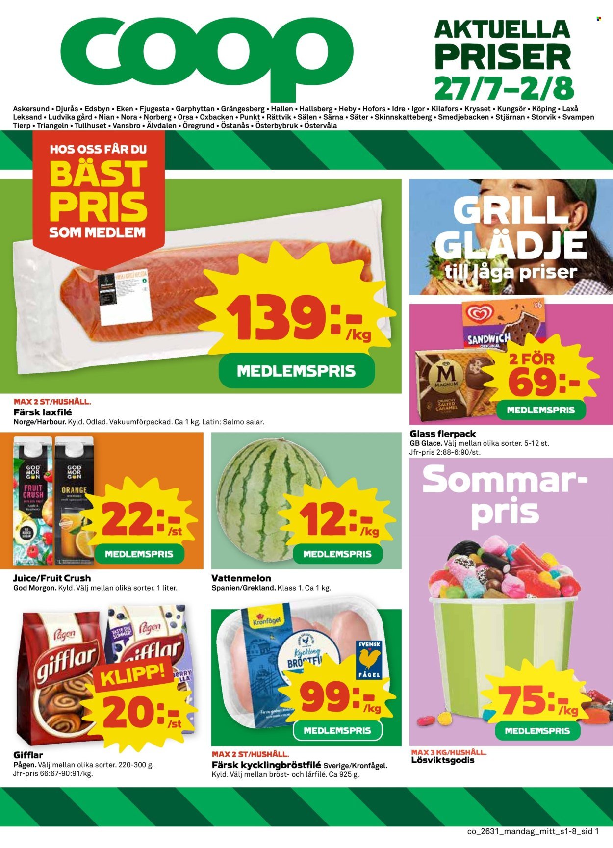 COOP reklamblad - T.o.m. måndag 27/07 2026