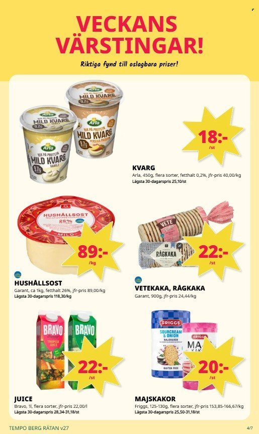 TEMPO reklamblad - T.o.m. måndag 29/06 2026