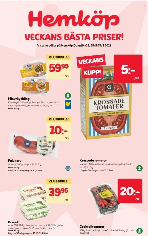 HEMKÖP reklamblad - T.o.m. måndag 25/05 2026