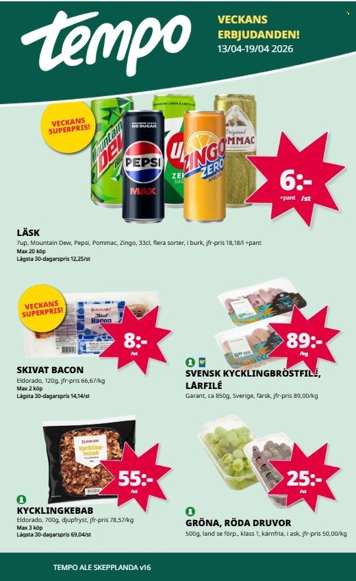 TEMPO reklamblad - T.o.m. måndag 13/04 2026