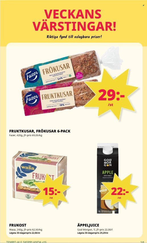 TEMPO reklamblad - T.o.m. måndag 13/04 2026