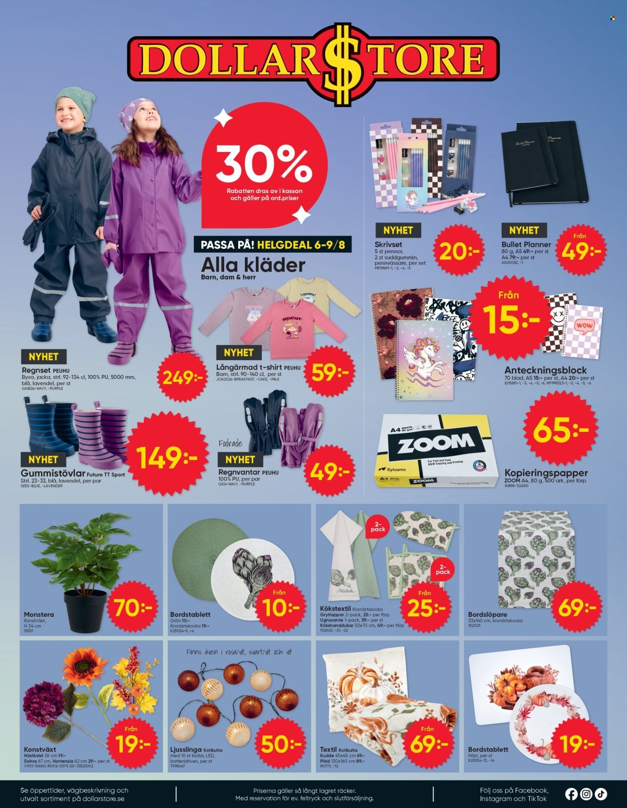 DOLLARSTORE reklamblad - T.o.m. måndag 03/08 2026