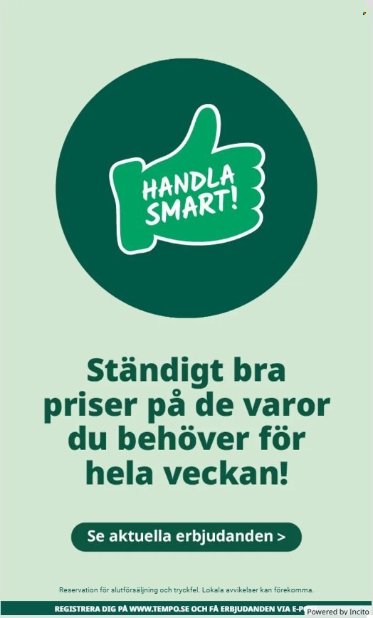TEMPO reklamblad - T.o.m. måndag 19/01 2026