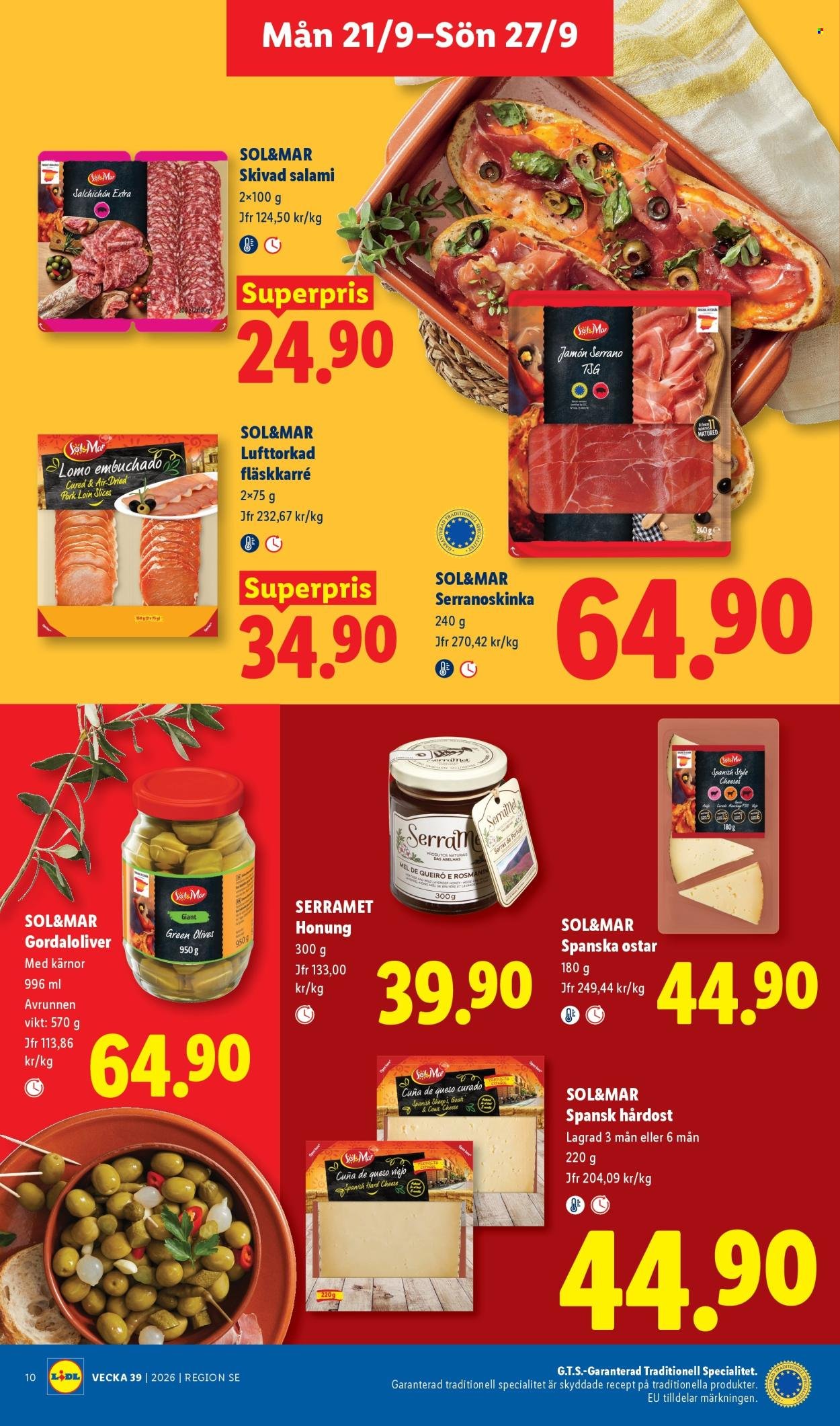 LIDL reklamblad - ERBJUDANDEN VECKA 39