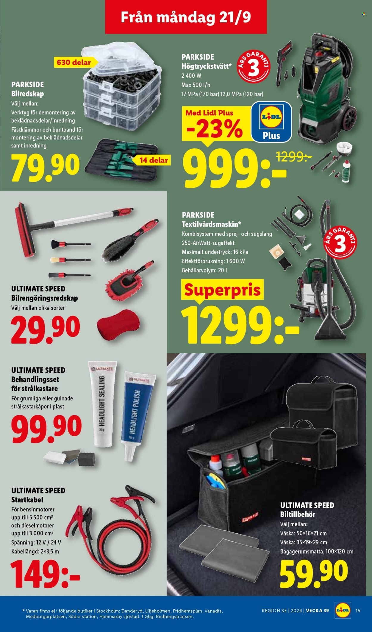 LIDL reklamblad - ERBJUDANDEN VECKA 39