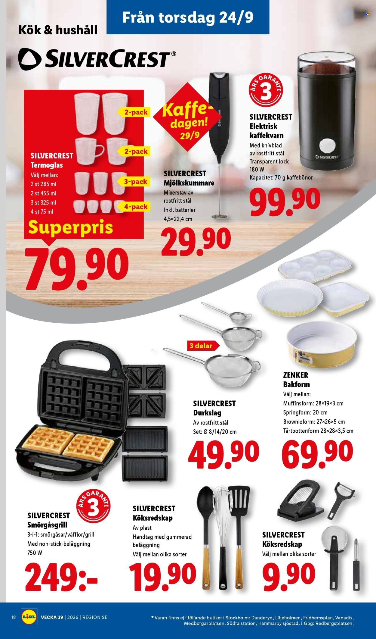 LIDL reklamblad - ERBJUDANDEN VECKA 39