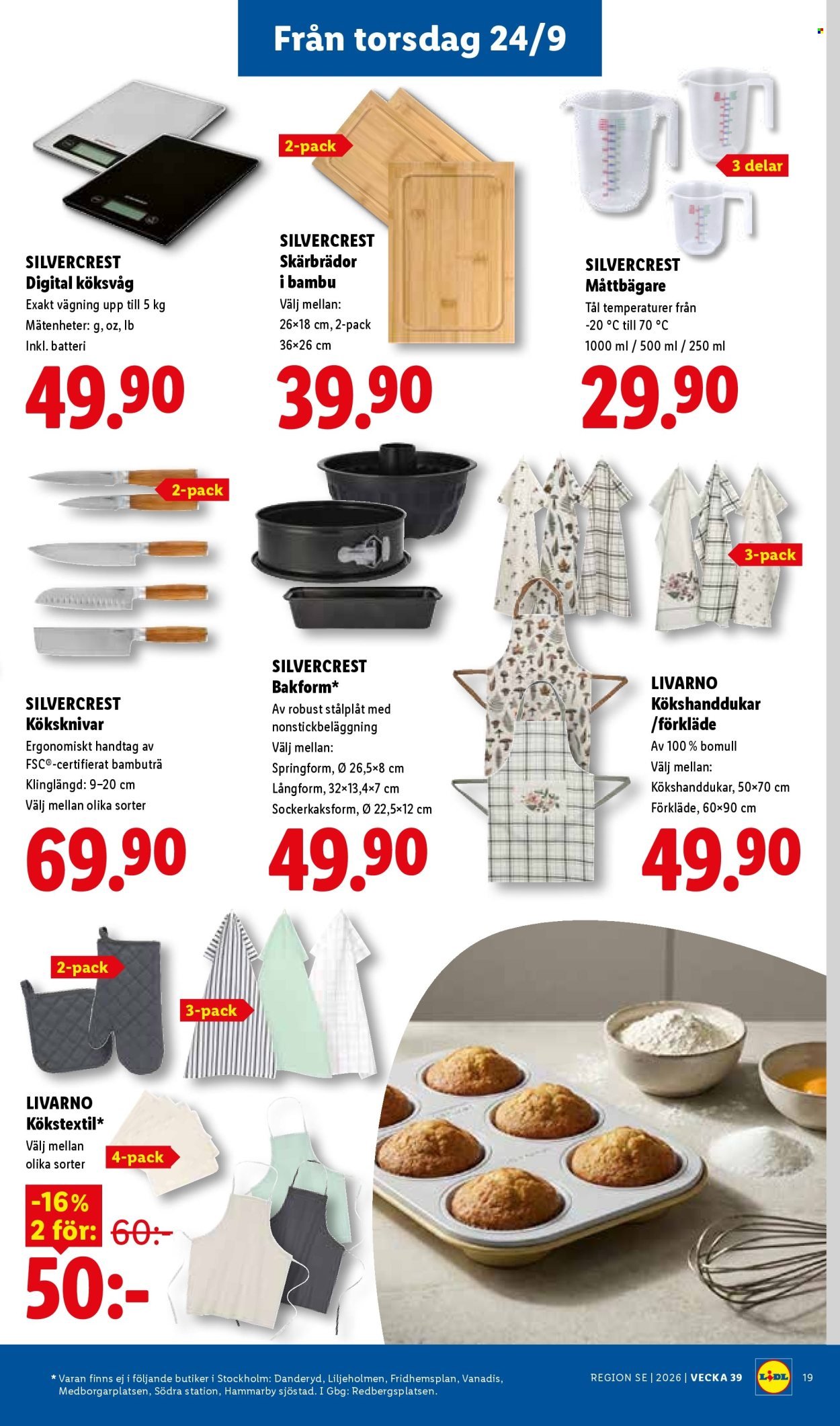 LIDL reklamblad - ERBJUDANDEN VECKA 39