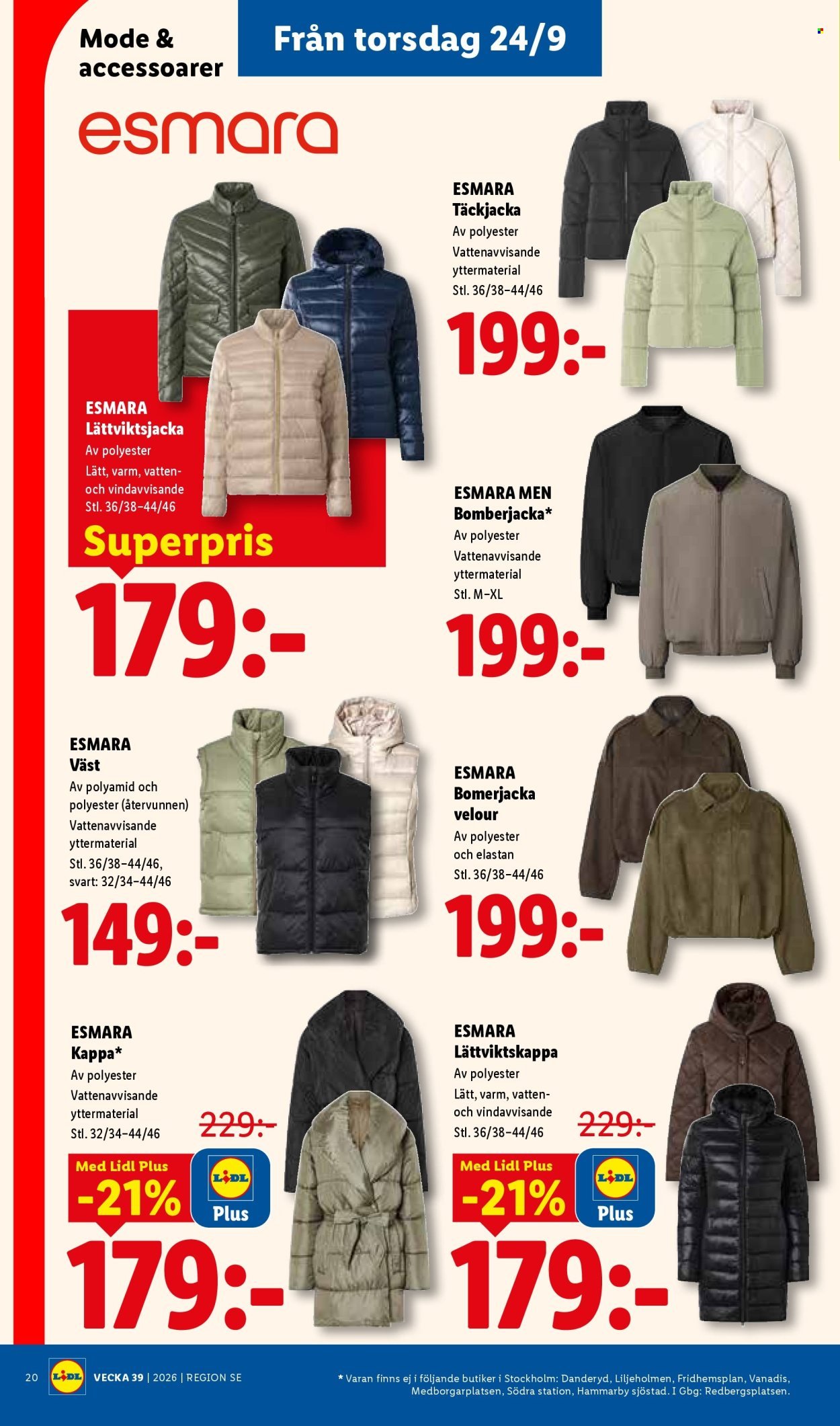 LIDL reklamblad - ERBJUDANDEN VECKA 39