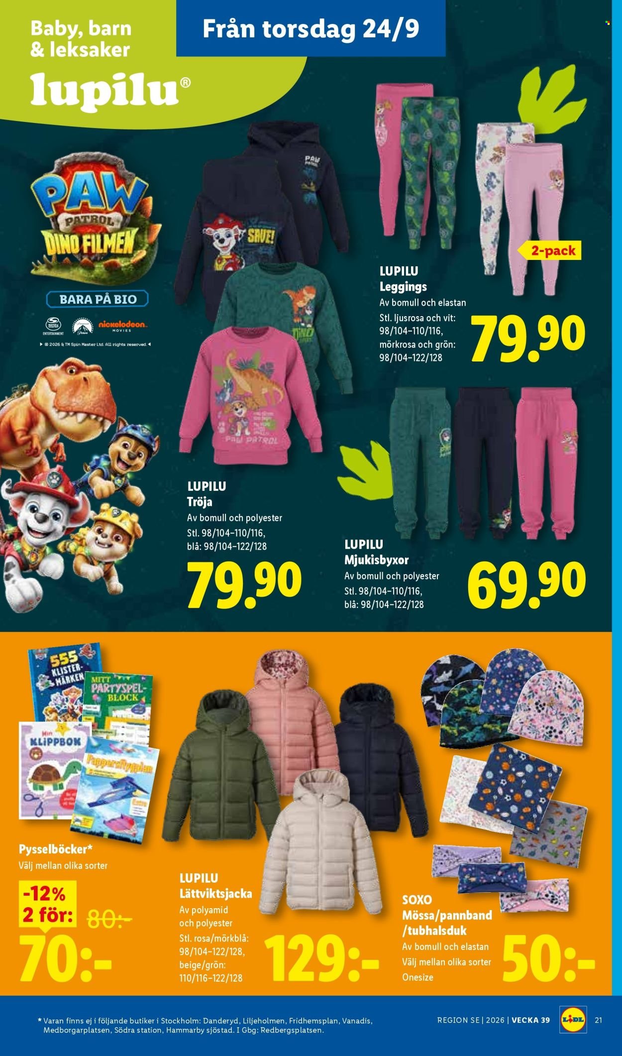 LIDL reklamblad - ERBJUDANDEN VECKA 39