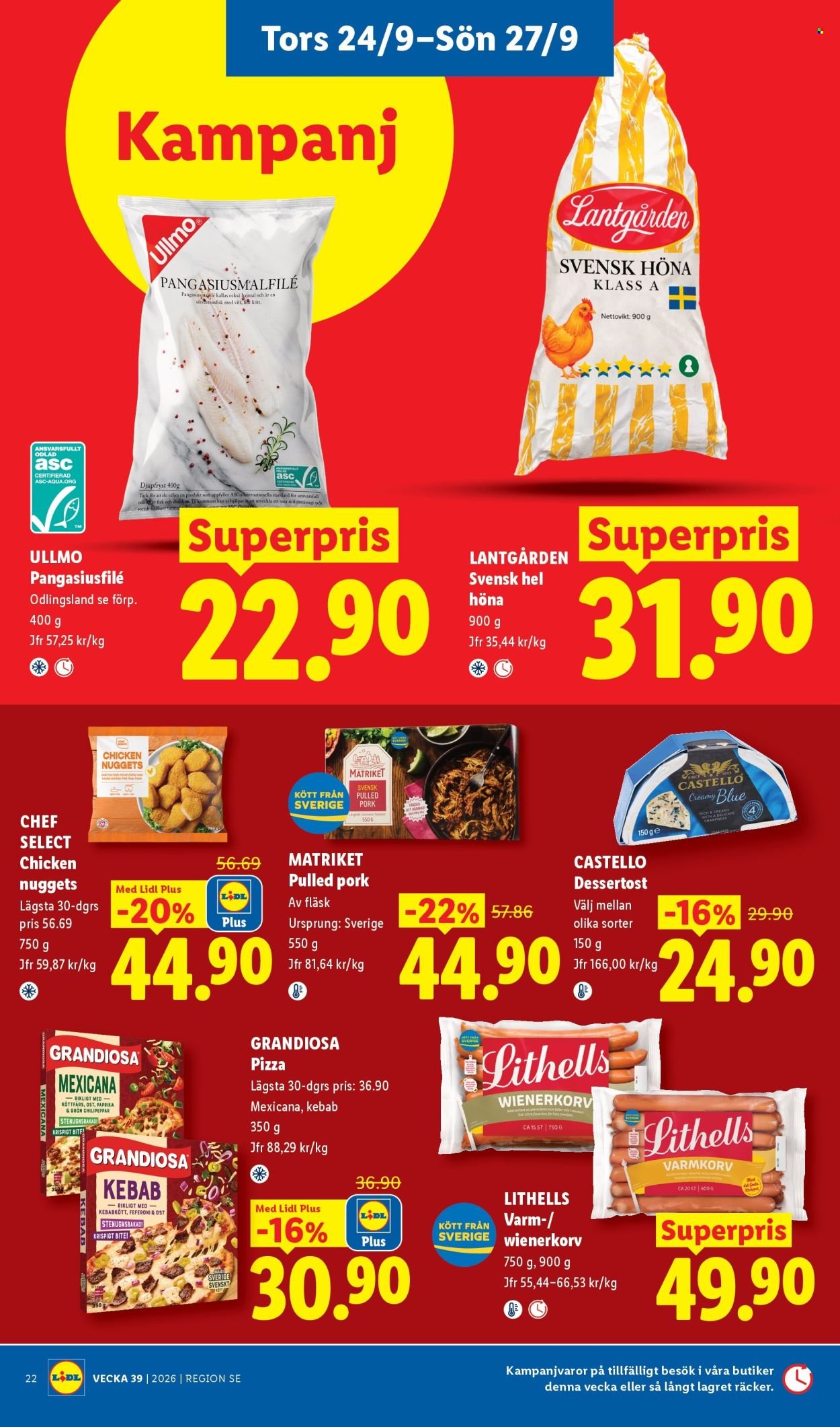 LIDL reklamblad - ERBJUDANDEN VECKA 39