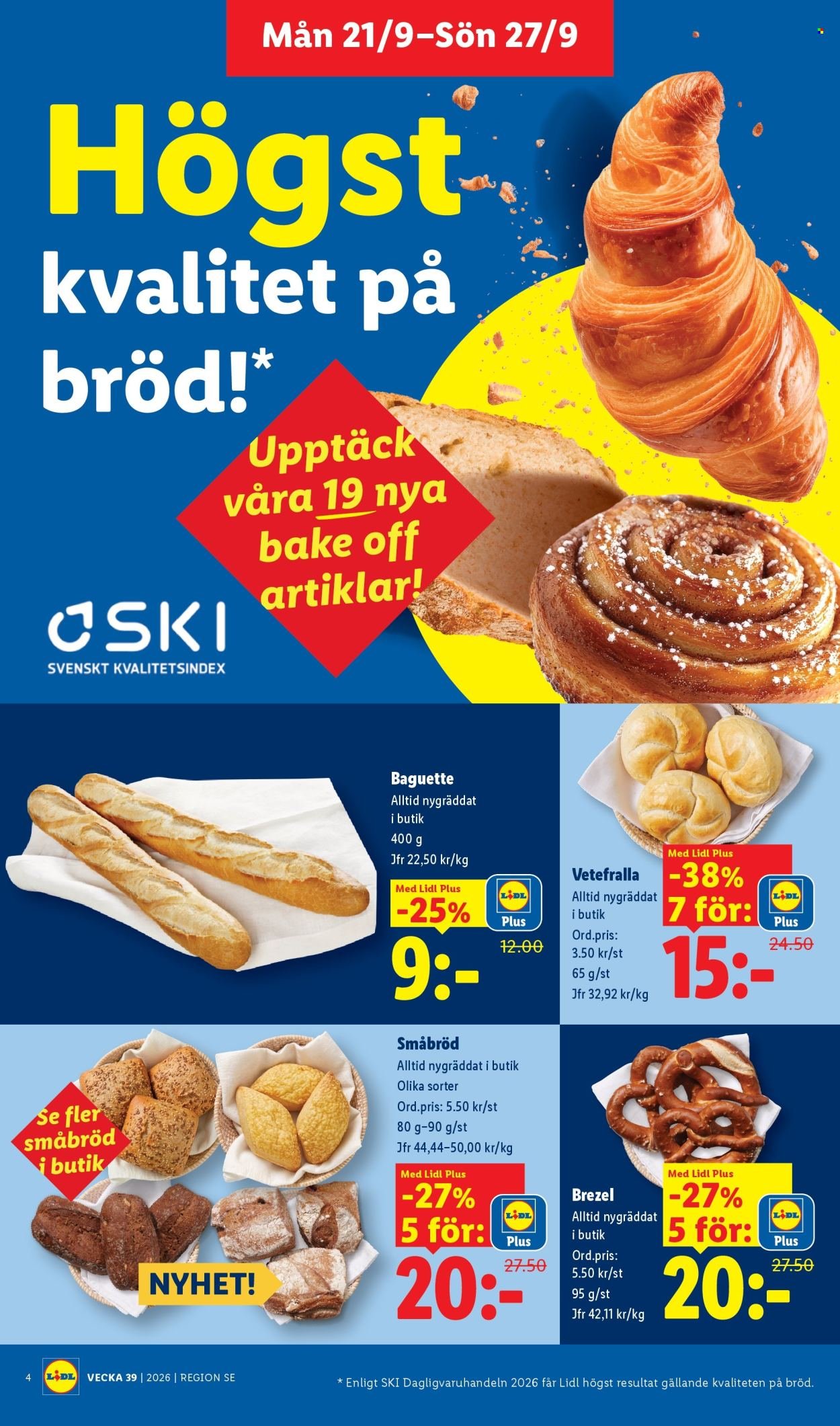 LIDL reklamblad - ERBJUDANDEN VECKA 39