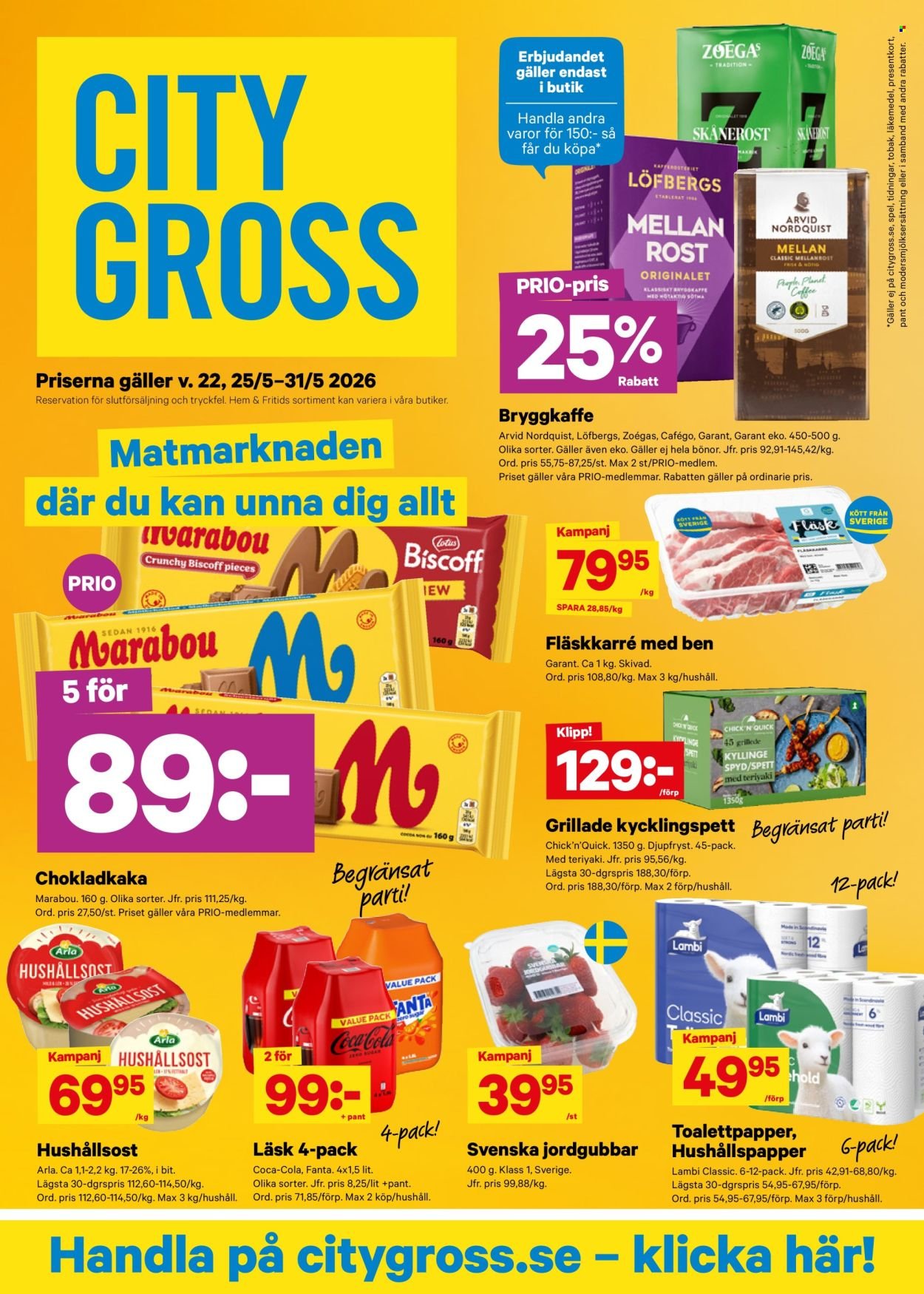 CITY GROSS reklamblad - T.o.m. måndag 25/05 2026