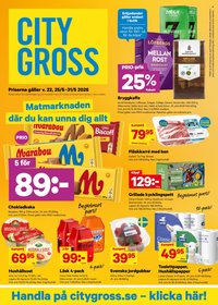 CITY GROSS reklamblad - T.o.m. måndag 25/05 2026