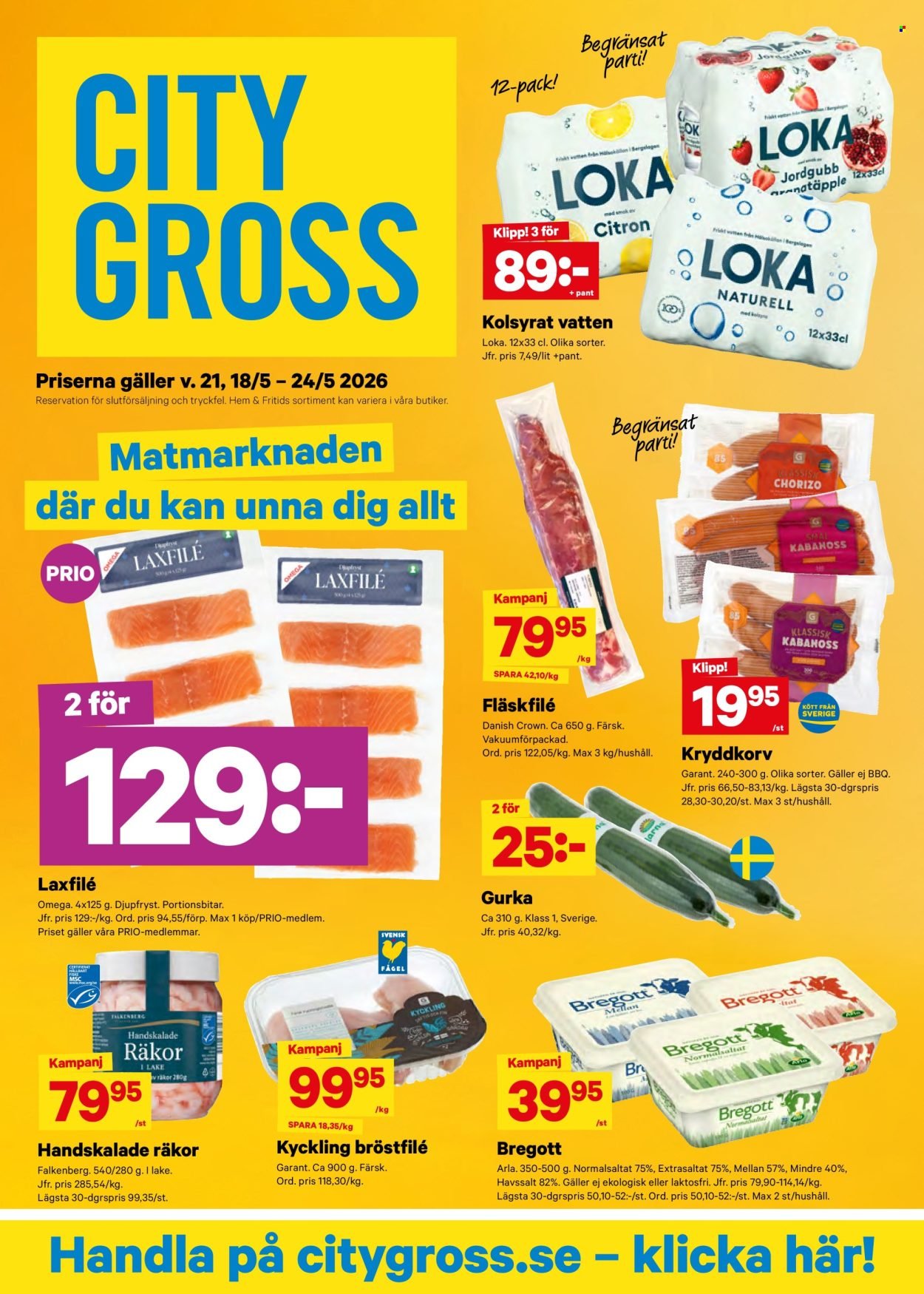 CITY GROSS reklamblad - T.o.m. måndag 18/05 2026