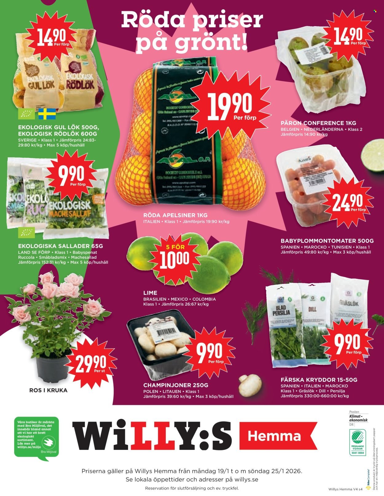WILLYS reklamblad - T.o.m. måndag 19/01 2026
